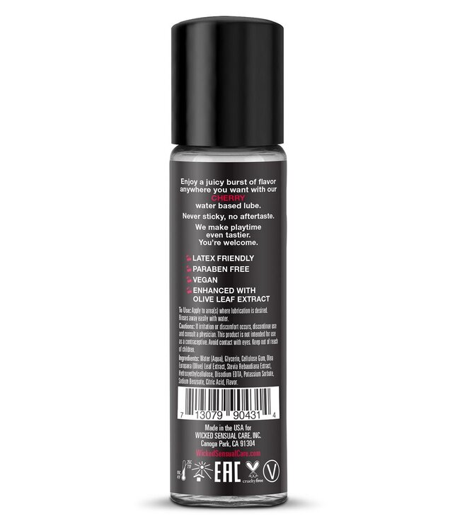 Wicked Sensual Care WICKED AQUA CHERRY FLAVORED LUBRICANT 30ML