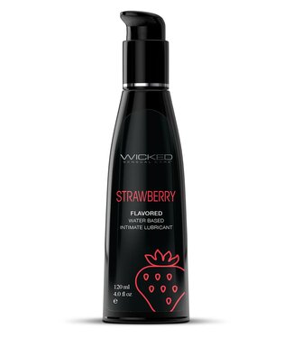 Wicked Sensual Care WICKED AQUA STRAWBERRY FLAVORED LUBRICANT 120ML