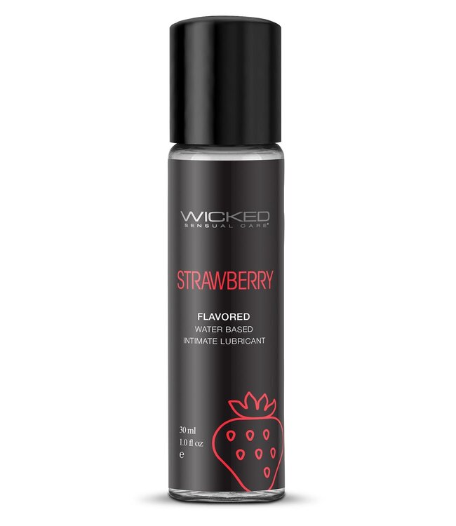 Wicked Sensual Care WICKED AQUA STRAWBERRY FLAVORED LUBRICANT 30ML