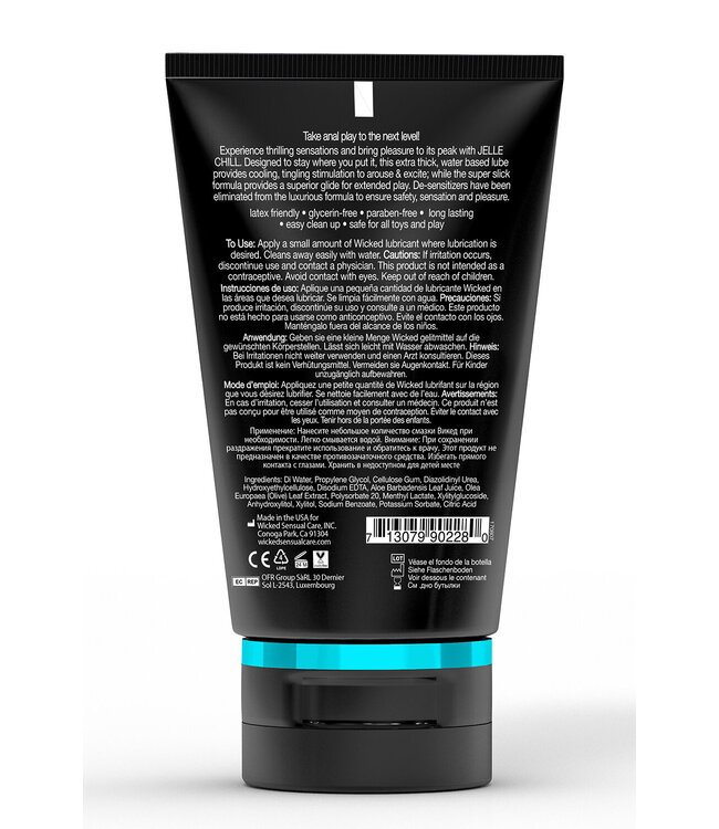 Wicked Sensual Care WICKED JELLE CHILL ANAL LUBRICANT 120ML