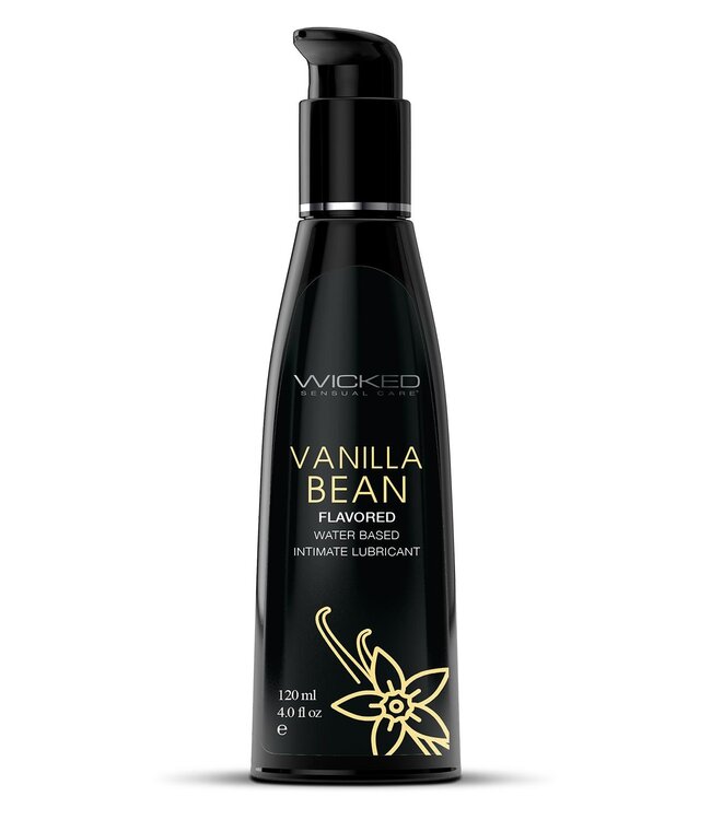 Wicked Sensual Care WICKED AQUA VANILLA BEAN FLAVORED LUBRICANT 120ML