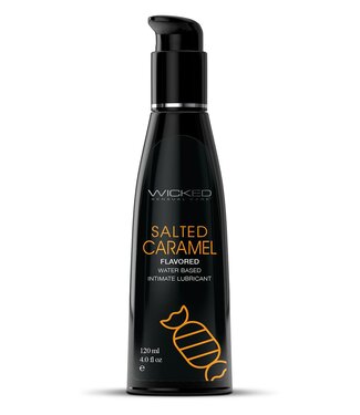 Wicked Sensual Care WICKED AQUA SALTED CARAMEL FLAVORED LUBRICANT 120ML