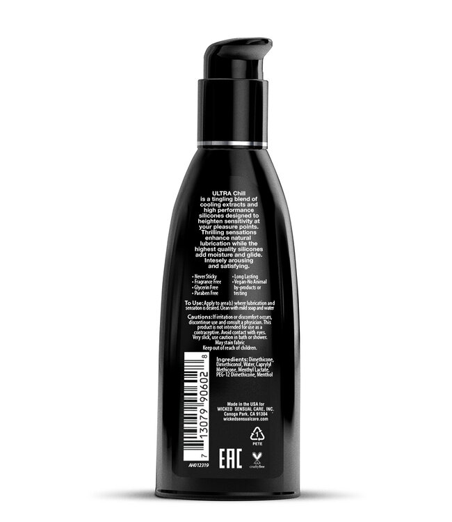 Wicked Sensual Care WICKED ULTRA CHILL SILICONE LUBRICANT 60ML