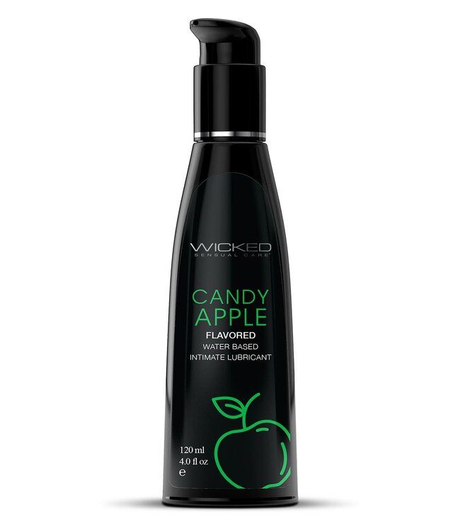 Wicked Sensual Care WICKED AQUA CANDY APPLE FLAVORED LUBRICANT 120ML