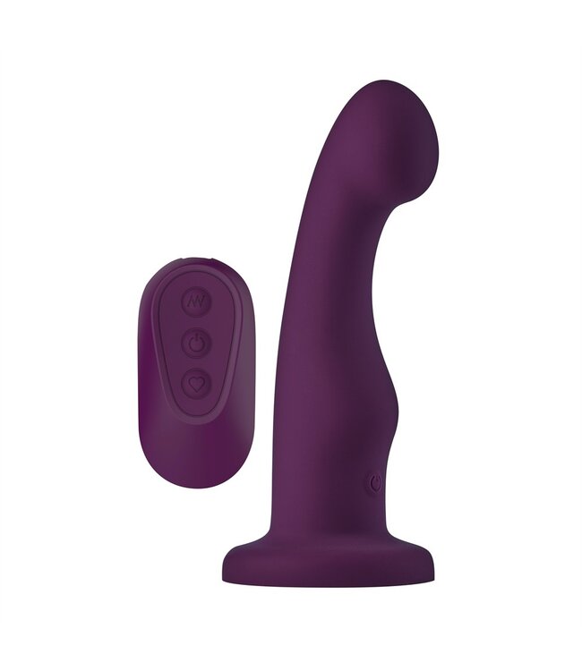 Dreamtoys BOLD. MAX REMOTE CONTROLLED VIBRATOR WITH SUCTION CUP MAX WITH 6 INCH DILDO