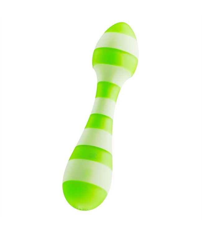 Dreamtoys GLITZ GREEN GIRL TRAVEL WAND MASSAGER