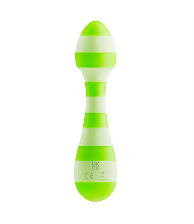 Dreamtoys GLITZ GREEN GIRL TRAVEL WAND MASSAGER