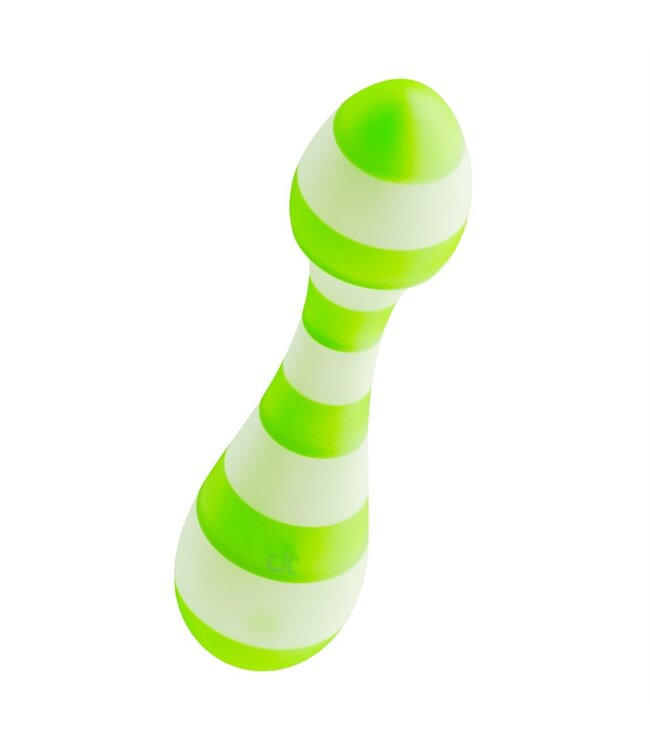 Dreamtoys GLITZ GREEN GIRL TRAVEL WAND MASSAGER