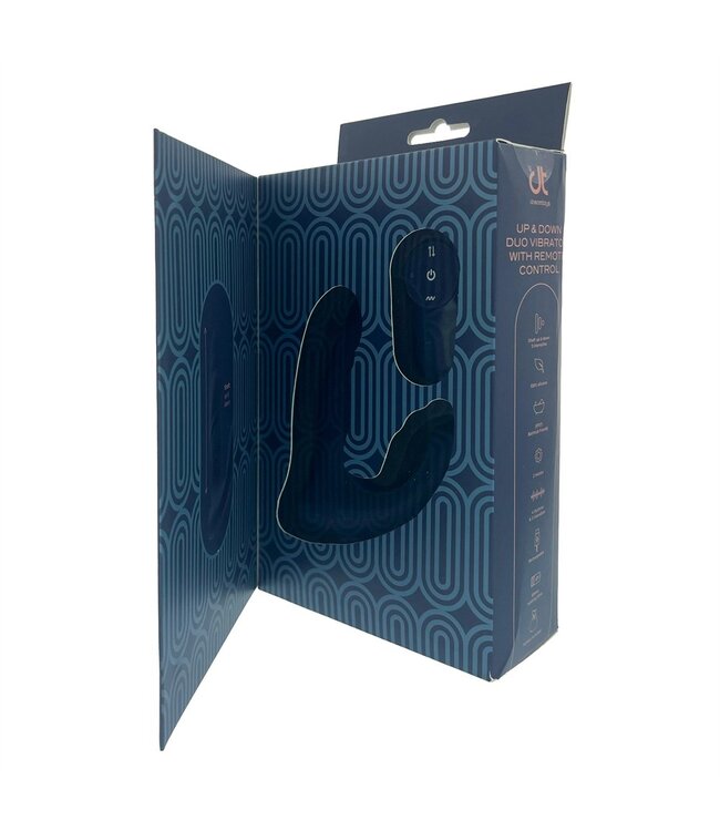 Dreamtoys PULZ BLAKE UP & DOWN DUO VIBRATOR WITH REMOTE CONTROL