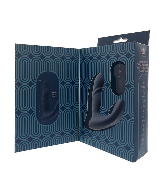 Dreamtoys PULZ BLAKE UP & DOWN DUO VIBRATOR WITH REMOTE CONTROL