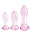 Dreamtoys GLAZE GLASS ROSEBUD ANAL TRAINING SET