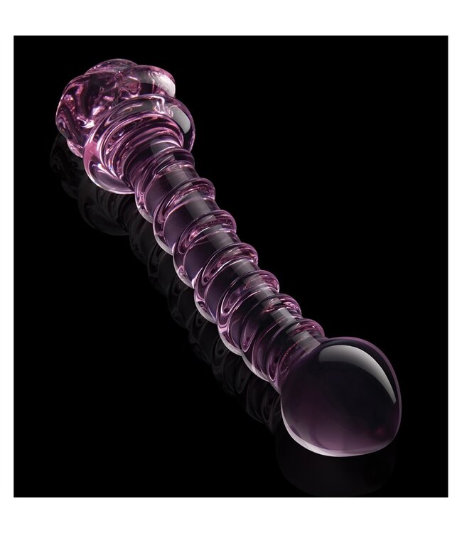 Dreamtoys GLAZE GLASS ROSEBUD SPIRAL G-SPOT DILDO