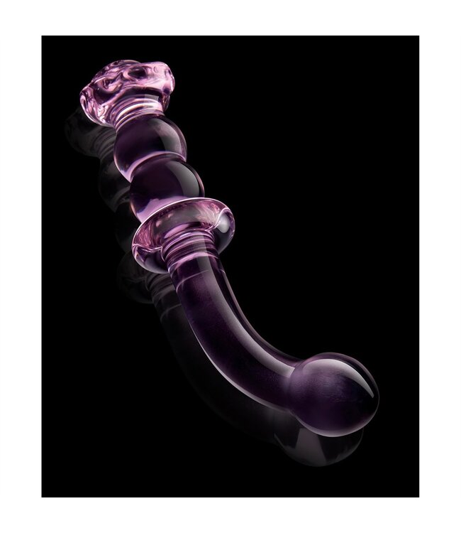 Dreamtoys GLAZE GLASS ROSEBUD G-SPOT DILDO