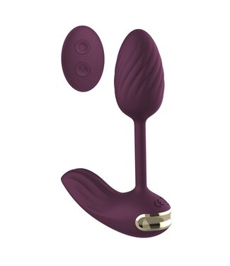 Dreamtoys ESSENTIALS FLEXIBLE WEARABLE VIBRATING EGG PURPLE