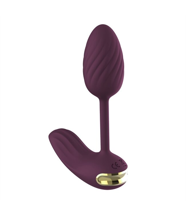 Dreamtoys ESSENTIALS FLEXIBLE WEARABLE VIBRATING EGG PURPLE