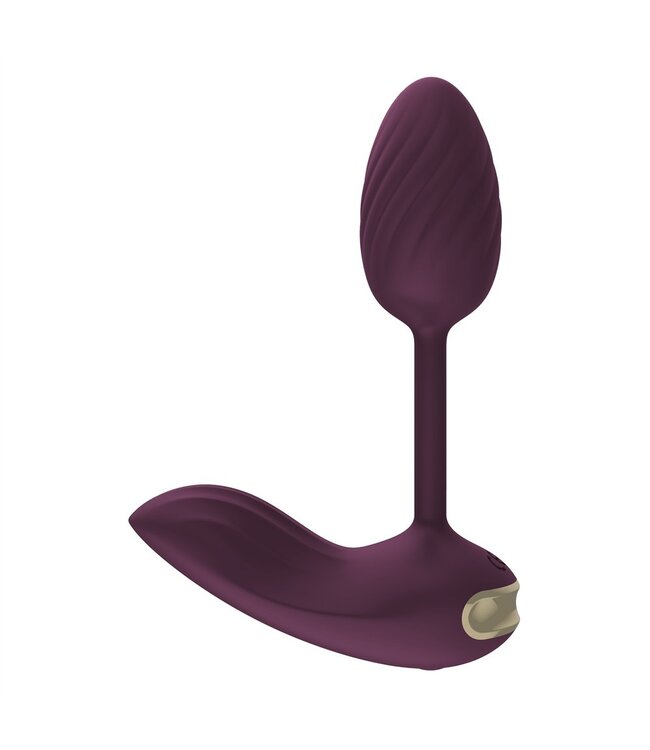 Dreamtoys ESSENTIALS FLEXIBLE WEARABLE VIBRATING EGG PURPLE