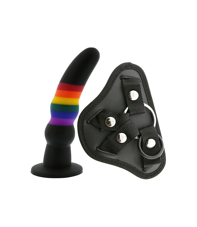 Dreamtoys ESSENTIALS STRAP ON SOLID DILDO