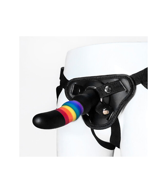 Dreamtoys ESSENTIALS STRAP ON SOLID DILDO