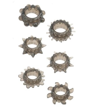 Dreamtoys MENZSTUFF 6PC STRETCHABLE RING SET