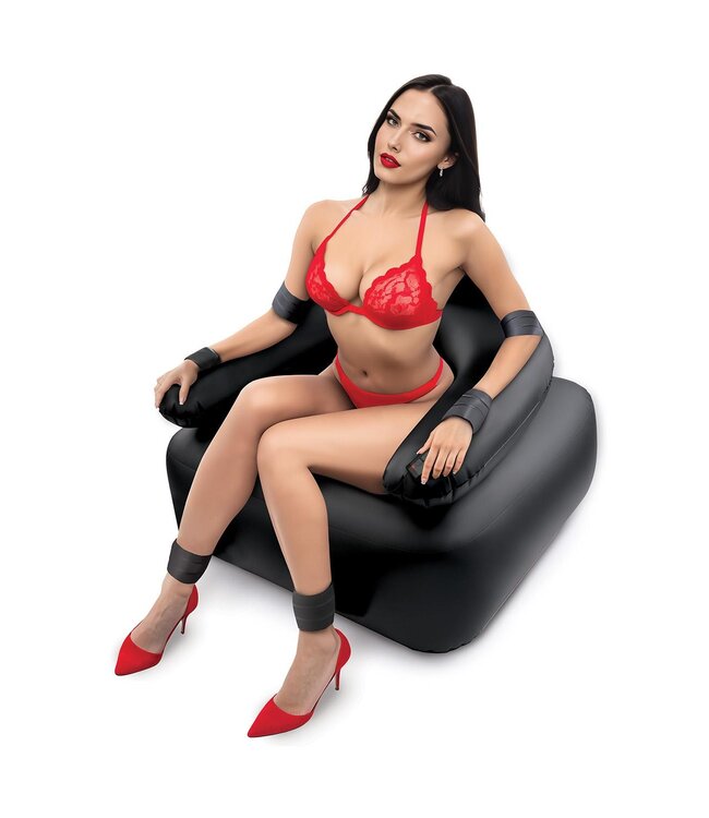 Whipsmart WHIPSMART INFLATABLE BONDAGE CHAIR WITH VIBRATING DILDO
