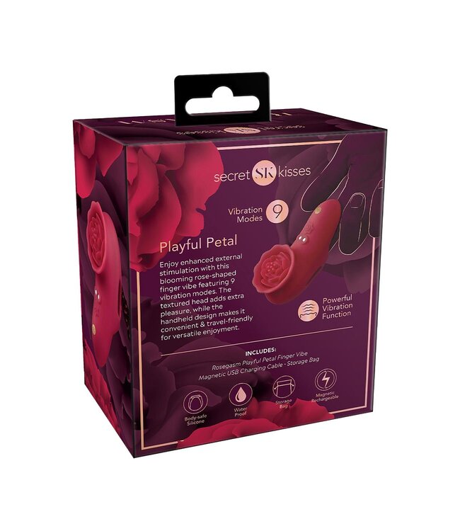 Secret Kisses SECRET KISSES ROSEGASM PLAYFUL FINGER VIBE