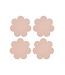 Peekaboo PEEKABOOS SELF ADHESIVE SATIN NIPPLE COVERS, NUDE