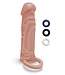 Size-Up SIZE UP SILICONE REALISTIC PENIS EXTENDER WITH BALL LOOP TAN