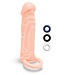 Size-Up SIZE UP SILICONE REALISTIC PENIS EXTENDER WITH BALL LOOP FLESH