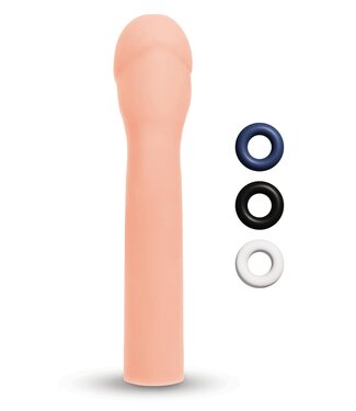 Size-Up SIZE UP 3 INCH EXTRA REALISTIC PENIS EXTENDER FLESH