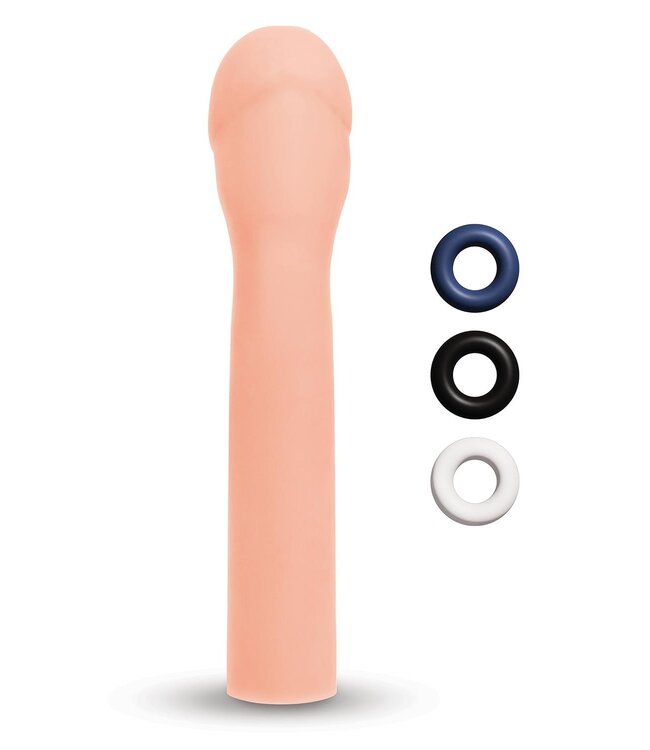 Size-Up SIZE UP 3 INCH EXTRA REALISTIC PENIS EXTENDER FLESH