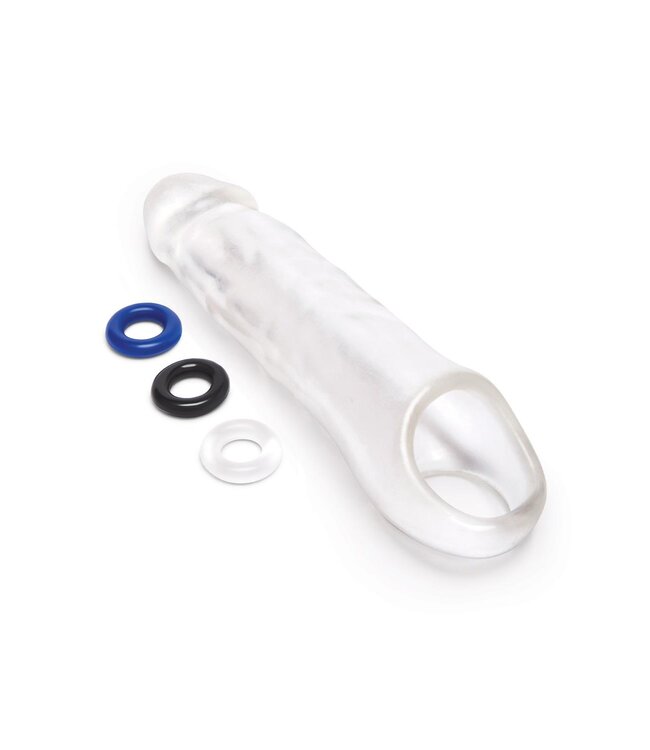 Size-Up SIZE UP CLEAR VIEW PENIS EXTENDER WITH BALL LOOP EXTRA GIRTHY