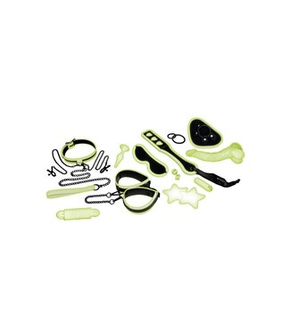 Whipsmart WHIPSMART 12 PCS GLOW IN THE DARK ALL-IN ONE BONDAGE SET