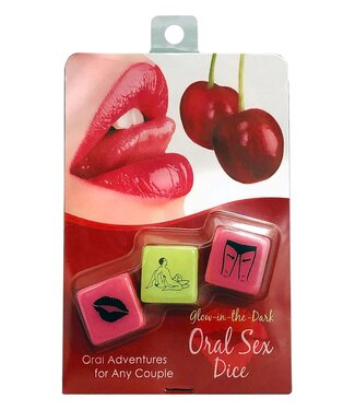 Kheper Games GLOW-IN-THE-DARK ORAL SEX DICE