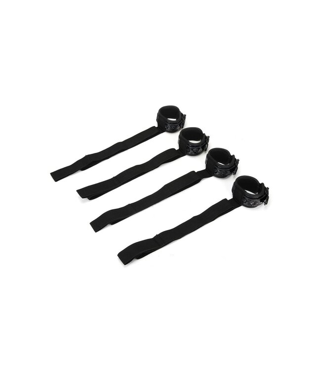 Whipsmart WHIPSMART DIAMOND BED RESTRAIN KIT BLACK