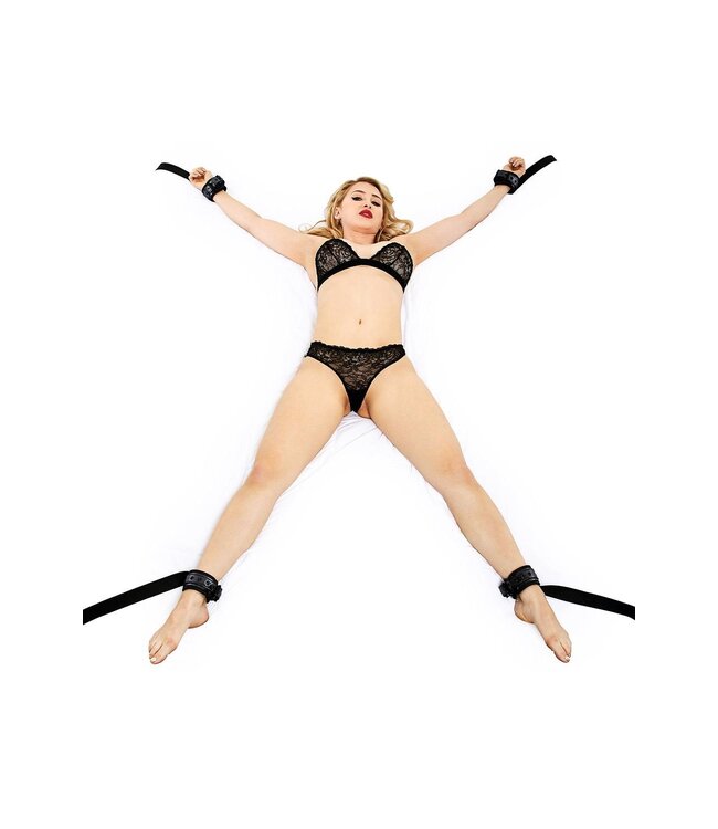 Whipsmart WHIPSMART DIAMOND BED RESTRAIN KIT BLACK