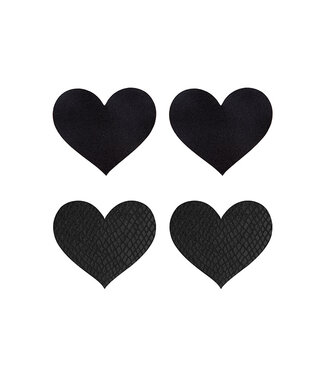 Peekaboo PEEKABOO PASTIES CLASSIC BLACK HEARTS