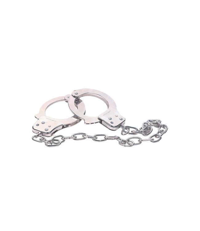 NMC CHROME HANDCUFFS METAL HANDCUFFS W. KEY