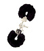 Dreamtoys DREAM TOYS HANDCUFFS WITH PLUSH BLACK