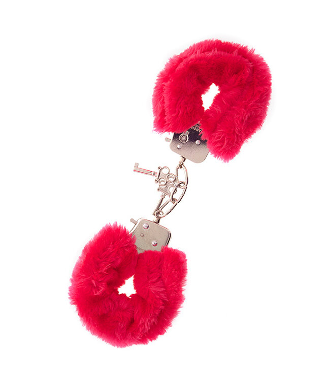 Dreamtoys DREAM TOYS HANDCUFFS WITH PLUSH RED