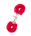 Dreamtoys DREAM TOYS HANDCUFFS WITH PLUSH RED