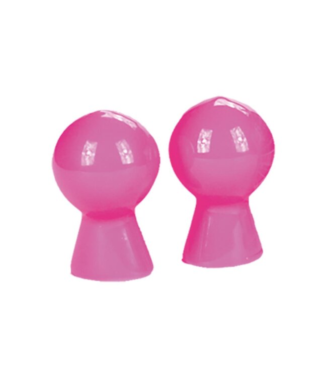 NMC NIPPLE SUCKER PAIR IN SHINY PINK