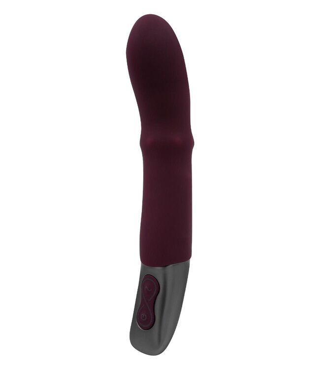 NMC NMC 7 INCH SILICONE RECHARGEABLE VIBRATOR RUBINE RED