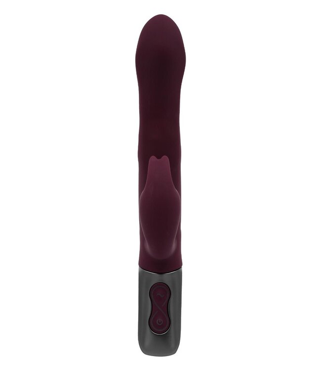 NMC NMC 8.5 INCH SILICONE RECHARGEABLE VIBRATOR RUBINE RED
