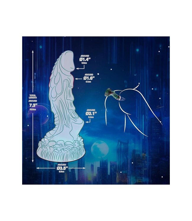 NMC NMC 7 INCH SILICONE MONSTER DILDO