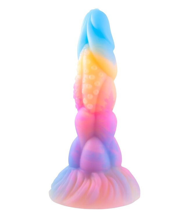 NMC NMC 8 INCH SILICONE MONSTER DILDO GLOW IN THE DARK