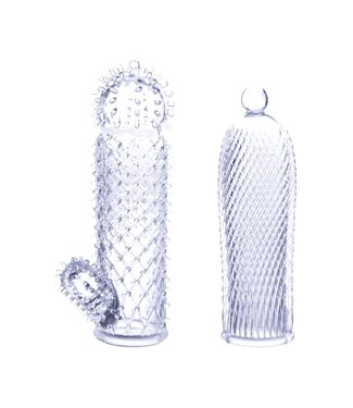 NMC NMC 2 SEDUCTIVE TICKLER SLEEVES SET CLEAR