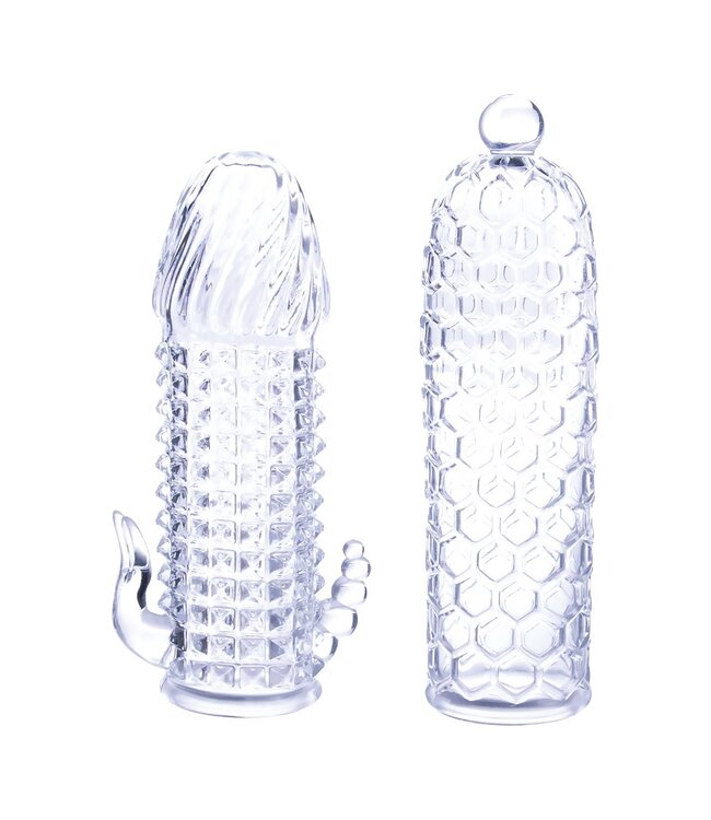 NMC NMC 2 SEDUCTIVE TICKLER SLEEVES SET CLEAR