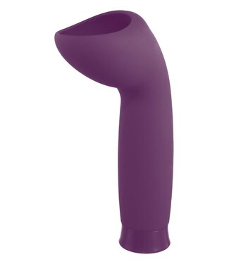 NMC NMC 5.5 INCH RECHARGEABLE SILICONE 10 FUNCTIONS SPEED GLANS STIMULATOR PURPLE