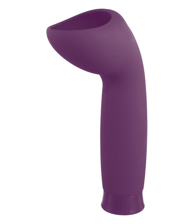NMC NMC 5.5 INCH RECHARGEABLE SILICONE 10 FUNCTIONS SPEED GLANS STIMULATOR PURPLE