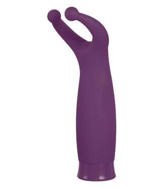 NMC NMC 5 INCH RECHARGEABLE SILICONE 10 FUNCTIONS SPEED STIMULATOR PURPLE